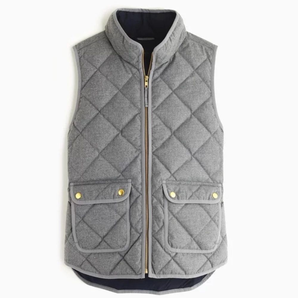 Like New J. Crew Excursion Down Filled Quilted Ve… - image 2